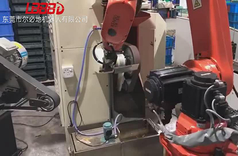 爾必地新款打磨專用機(jī)器人應(yīng)用案例視頻